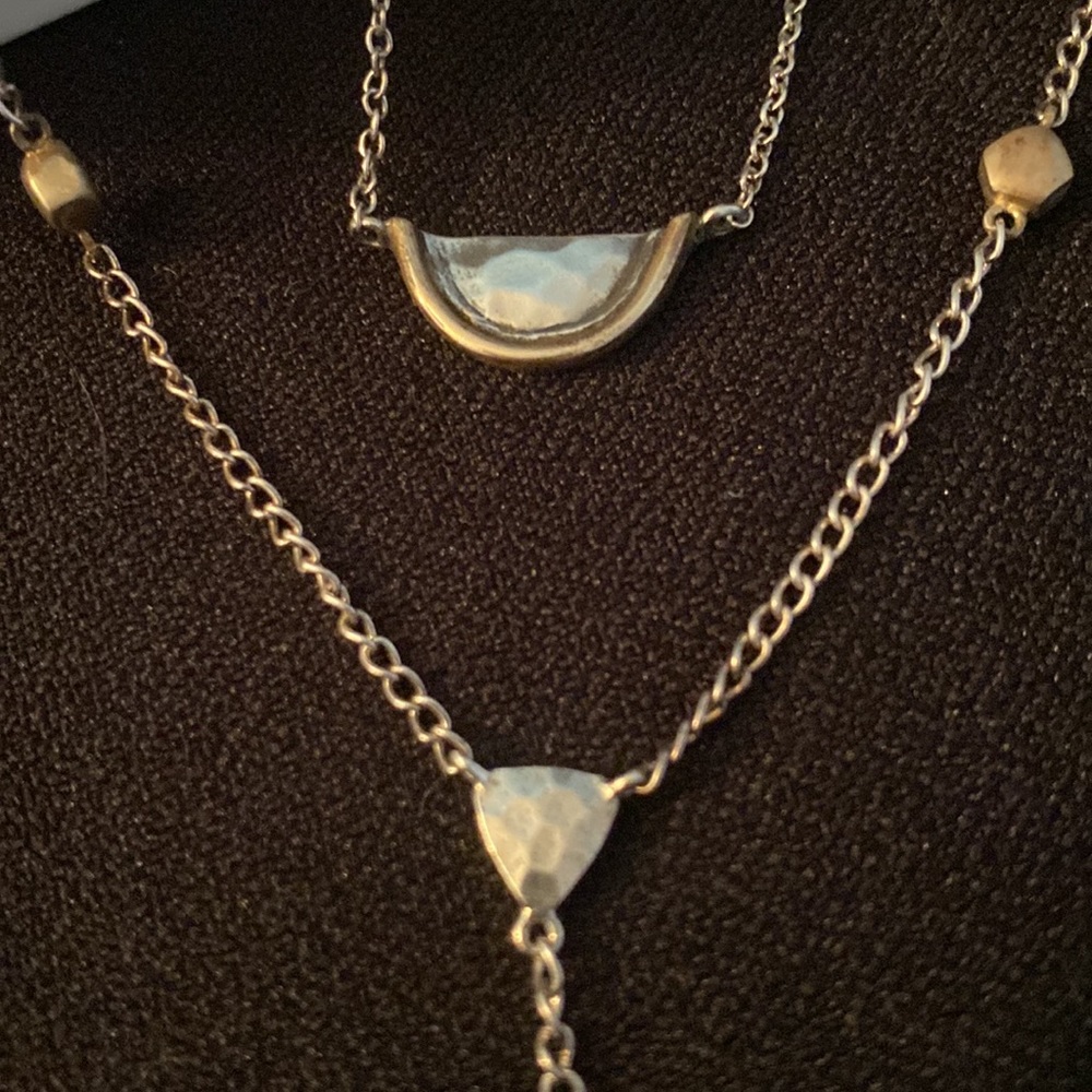 Silpada Double Y Necklace N3447. NIB